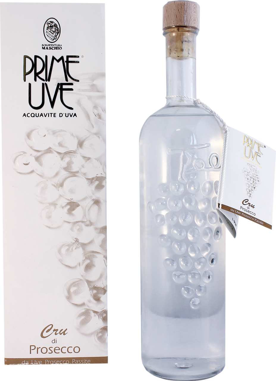 Prime Uve - Acquavite D´Uva 40%vol Cru di Prosecco in Geschenkpackung