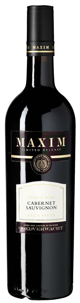 Goedverwacht MAXIM Cabernet Sauvignon Estate Wine · Grand Reserve Barrique