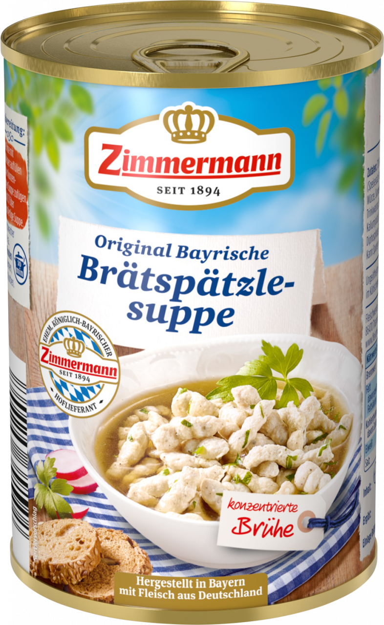 Original Bayerische Brätspätzle-Suppe